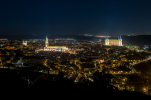 Panorámica nocturna desde la Sisla