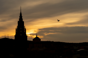 Atardece en la catedral